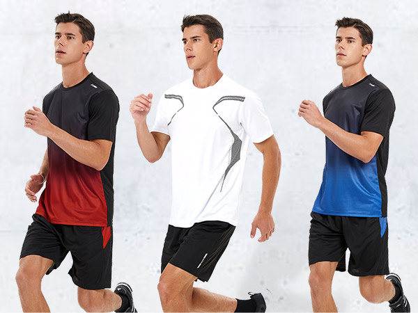 gym shirts for men workout gym clothes running shirts for men quick dry shirts athletic 