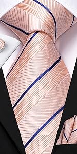 pink tie set for men