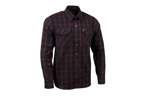 milwaukee leather mens plaid flannel shirts for bikers casual wear flannel button down or button up