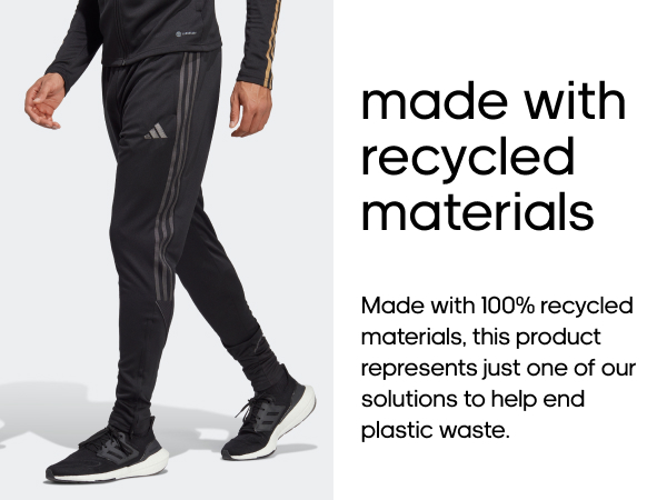 adidas Tiro 23 pants, made with recycled materials