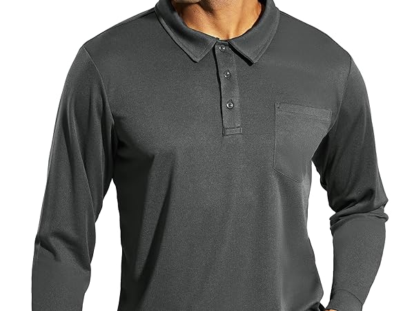 mens polo shirts long sleeve