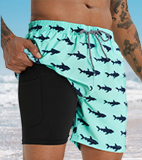 swim trunks compression liner