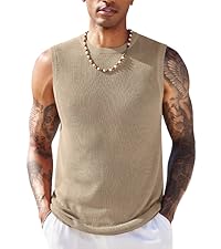 mens knit tank shirt coofandy tank tops sleeveless shirts