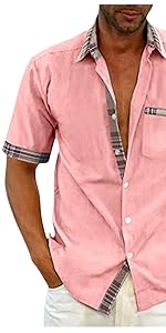 men''s casual button-down shirts