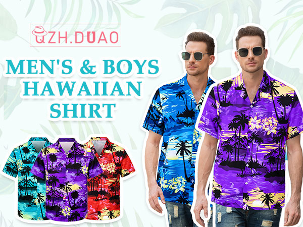 Men''s & Boys Hawaiian Shirt