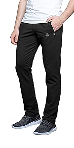 SCR SPORTSWEAR Mens Sweatpants with pockets black tall men 36 inseam