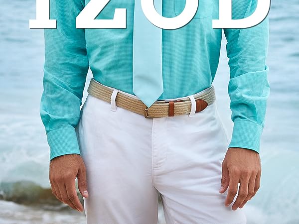 IZOD Dress Shirt All Over Stretch Mobile 2