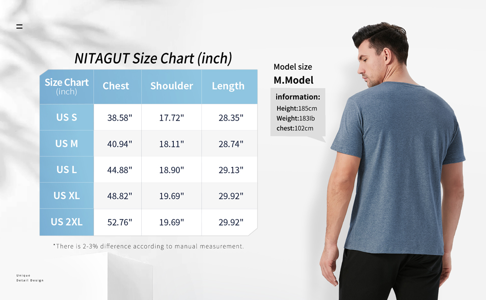 NITAGUT Men''s Casual Slim Fit Short Sleeve Pocket T-Shirts Cotton V Neck Tops