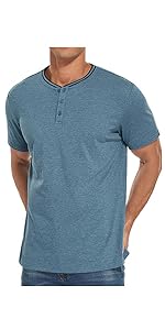 mens short sleeve henley shirts