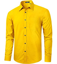 Mens Yellow Shirt