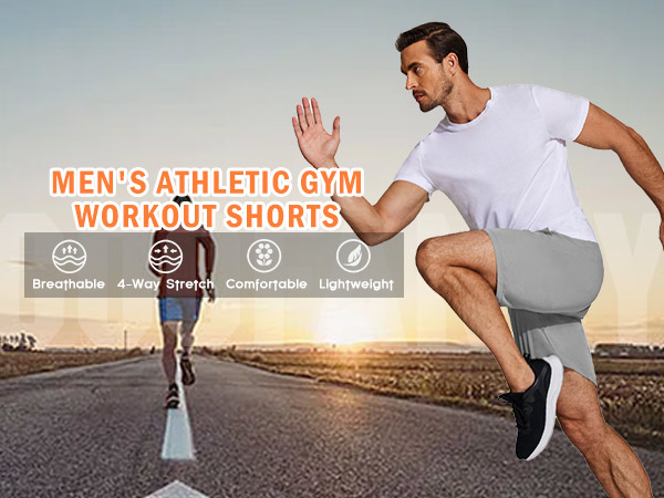 Men''s Running Athletic Shorts