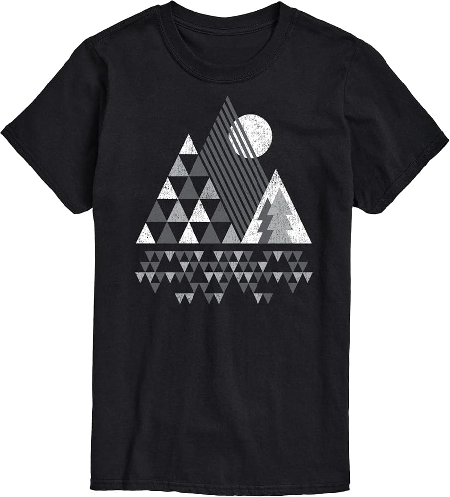 Instant Message - Geometric Triangles - Men's Short Sleeve Graphic T-Shirt