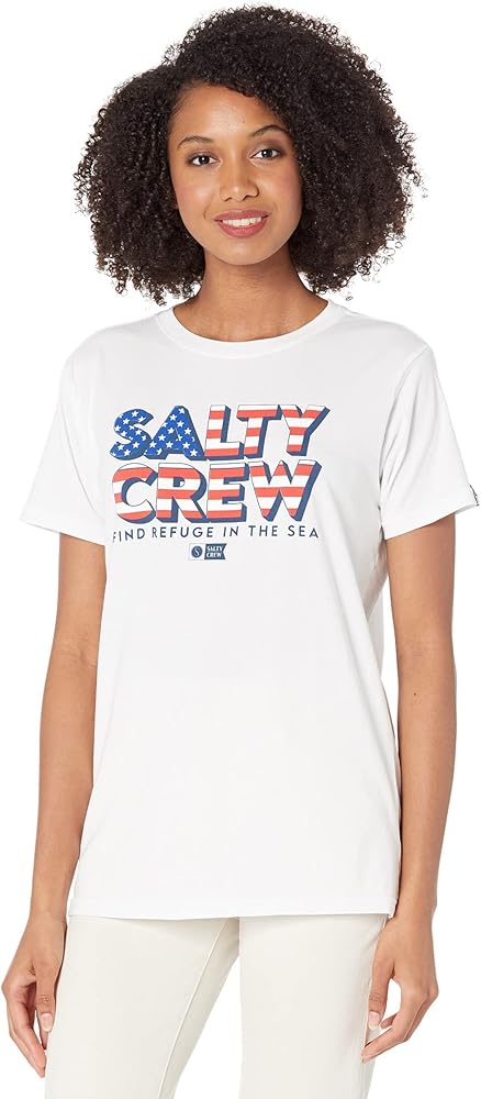 Salty Crew Stars & Stripes Boyfriend Short Sleeve Tee