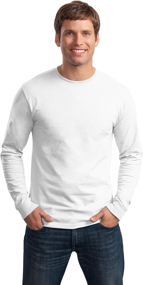 Hanes Tagless Long-Sleeve T-Shirt_White_L