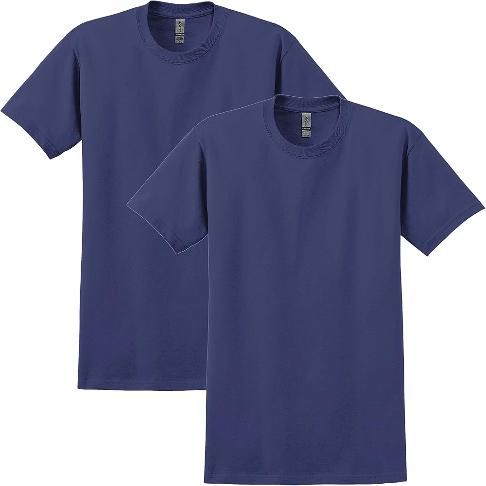 Gildan Ultra Cotton Tshirt, Style G2000 2-Pack, Blue, XX-Large