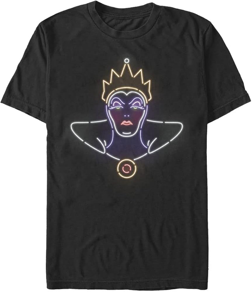 Young Men's Big & Tall Neon Evil Queen Short Sleeve T-Shirt