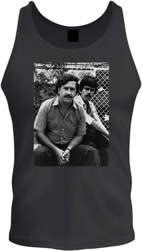 Narcos Tee Pablo Escobar Mens Tee Plata o Plomo Columbian Drug Lord Medellin S - 2XL Tank Top Tee Shirt