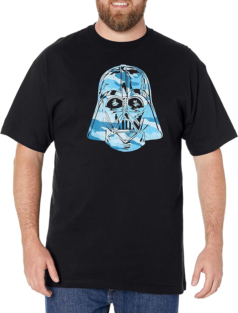 STAR WARS Big & Tall Camo Vader Men's Tops Short Sleeve Tee Shirt