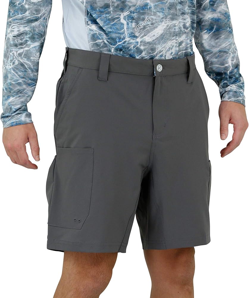 Mossy Oak Fishing Shorts for Men Quick Dry Flex