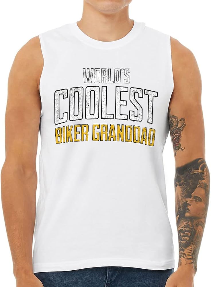 Granddad Men's Muscle Tank - Biker Men's Sleeveless T-Shirt - Cool Art Tank