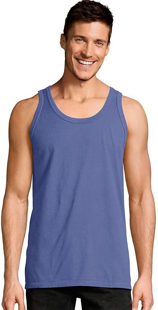 Hanes Men's ComfortWash Garment Dyed Sleeveless Tank Top