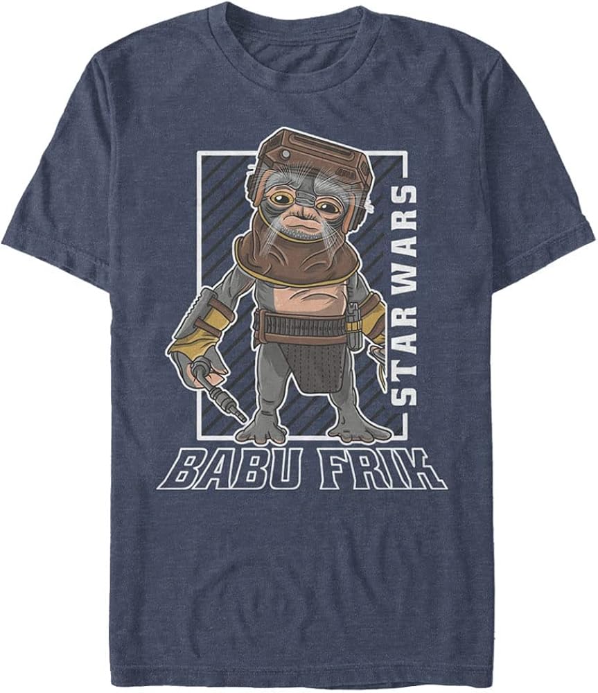 STAR WARS Big & Tall Rise of Skywalker Babu Frik Men's Tops Short Sleeve Tee Shirt