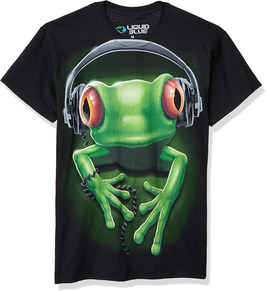 Liquid Blue Men's Frog Rock T-Shirt