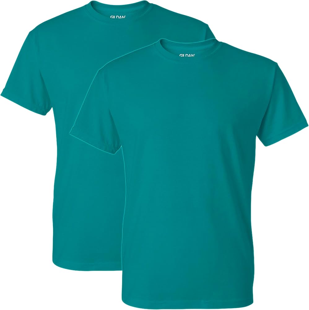 5.6 oz. 50/50 T-Shirt (G800) Jade Dome, 2XL (Pack of 2)