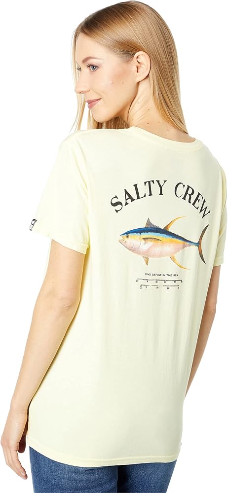 Salty Crew Ahi Mount Boyfriend Short Sleeve Tee Banana XL