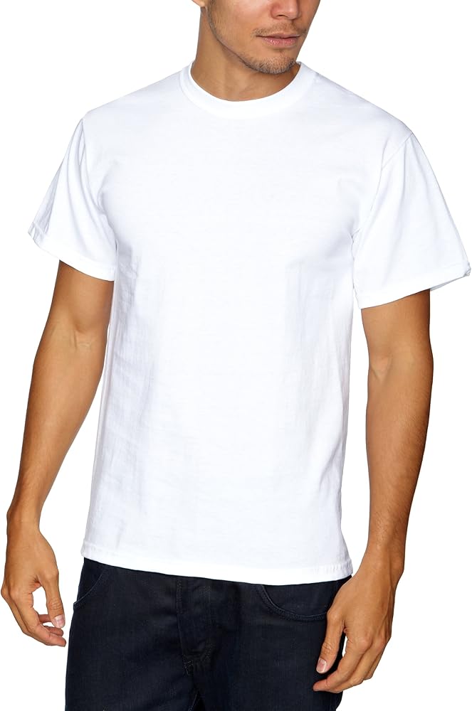 Fruit Of The Loom Men's 5 Pack Heavy T-Shirt Medium White