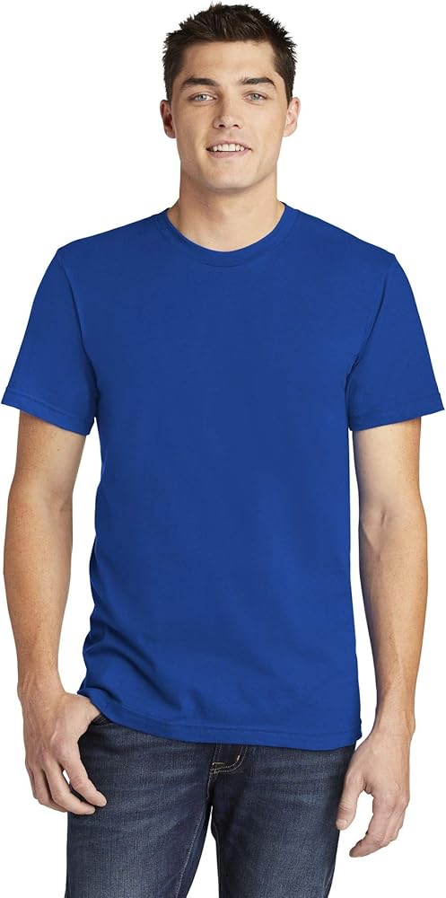 American Apparel Unisex Fine Jersey Short-Sleeve T-Shirt S ROYAL BLUE