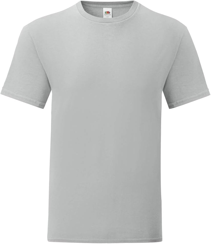 Fruit of the Loom Mens Iconic T-Shirt (3XL) (Zinc Grey)