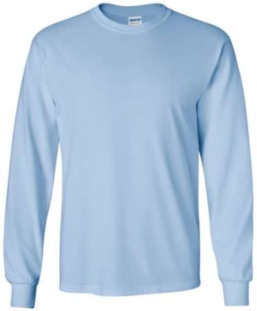 Gildan Long Sleeve, (G540) Tshirt Light Blue