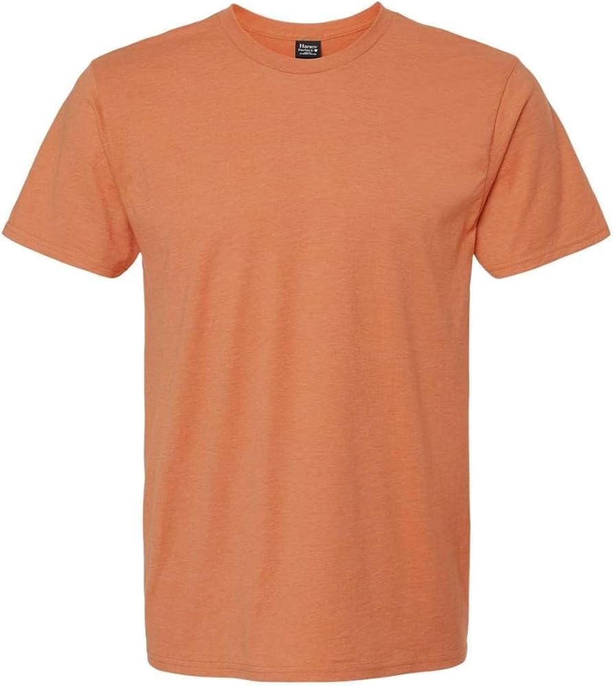 Hanes Unisex Perfect-T T-Shirt - Pumpkin Heather - M