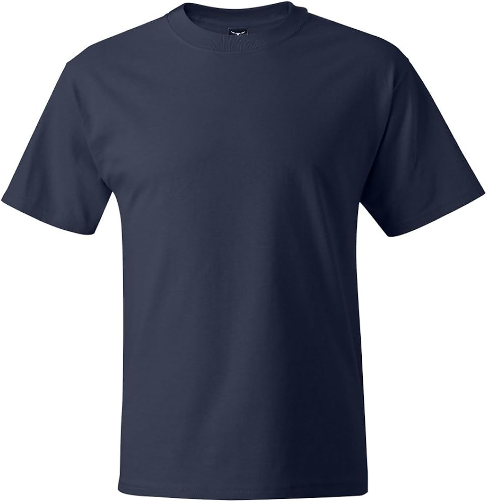 Hanes Men's Big-tall Beefy T-shirt-d, Navy, 4XLT