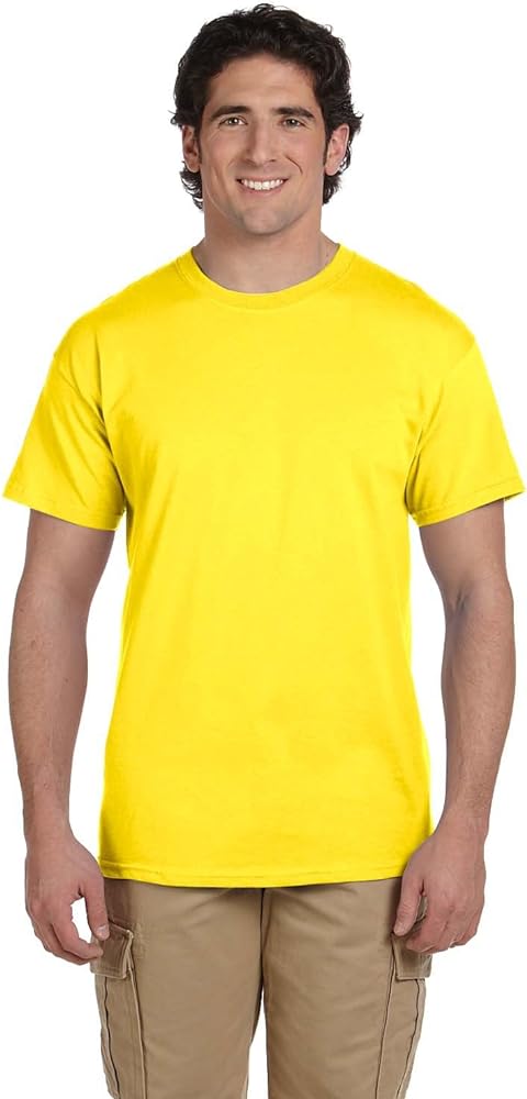 5 oz, 100% Heavy Cotton HD T-Shirt, Medium, Yellow