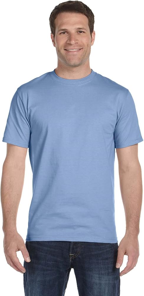 Hanes Men's ComfortSoft T Shirt Light Blue, Large