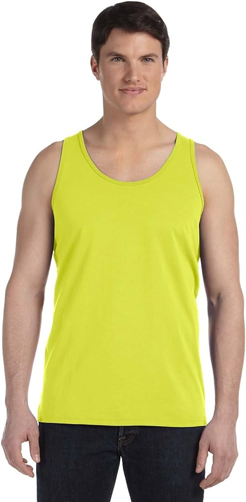 Bella+Canvas Unisex Jersey Tank - Neon Yellow - M