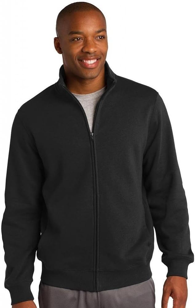 Sport Tek Men's Colorfast Comfortable Full-Zip Sweatshirt