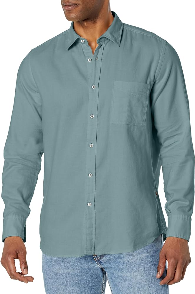 BOSS Men's Soft Flannel Button Down Shirt