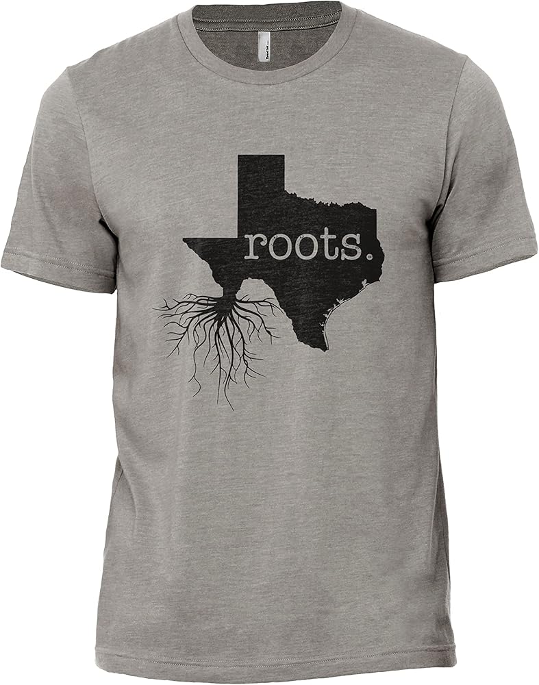 Thread Tank Home Roots State Texas TX Men's Modern Fit T-Shirt Printed Graphic Tee