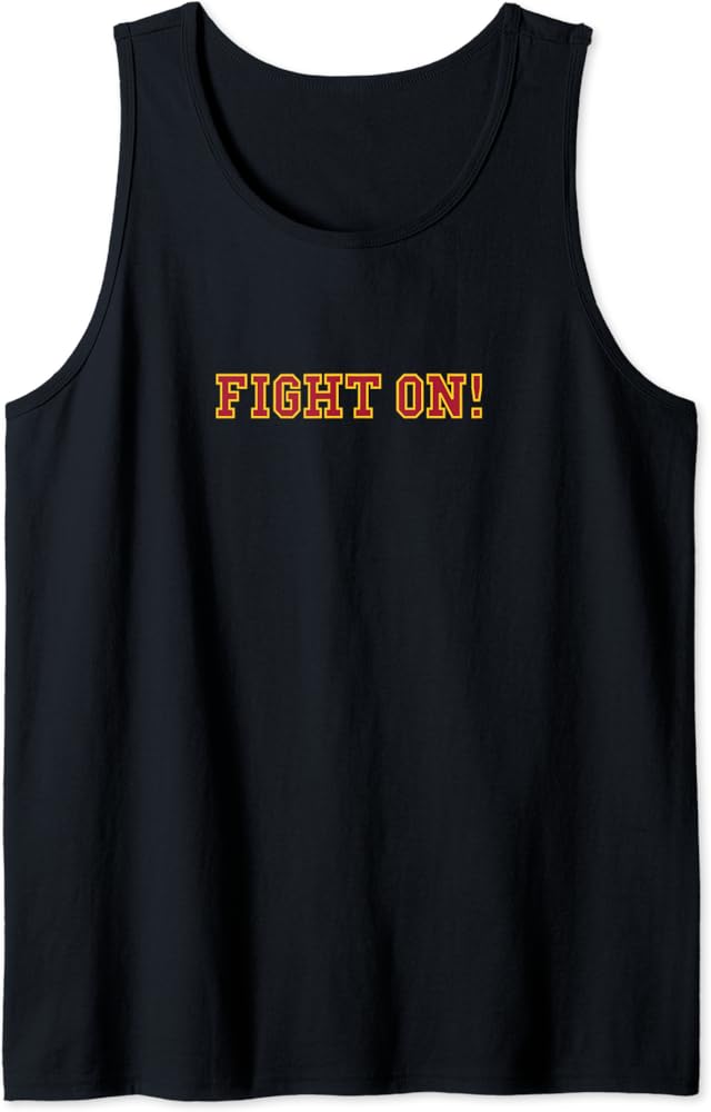 USC Fight On! Cardinal and Gold Tank Top