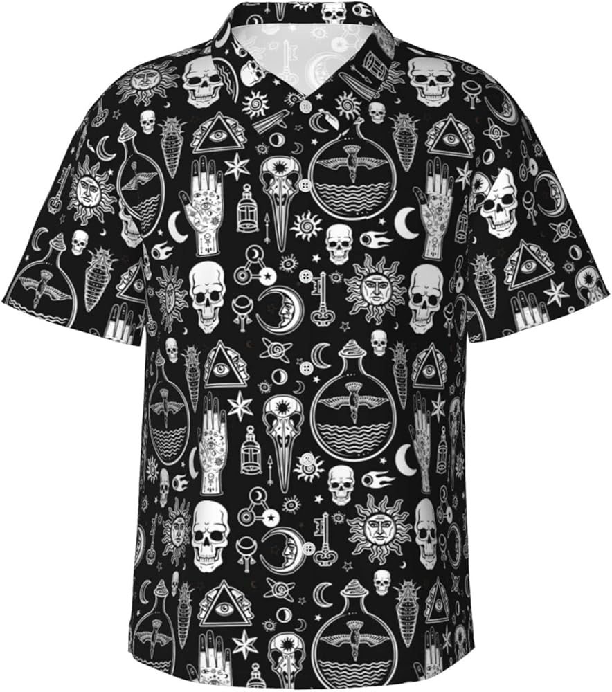 Hawaiian Shirts for Women, Tropical Shirts for Men Casual Short Sleeve