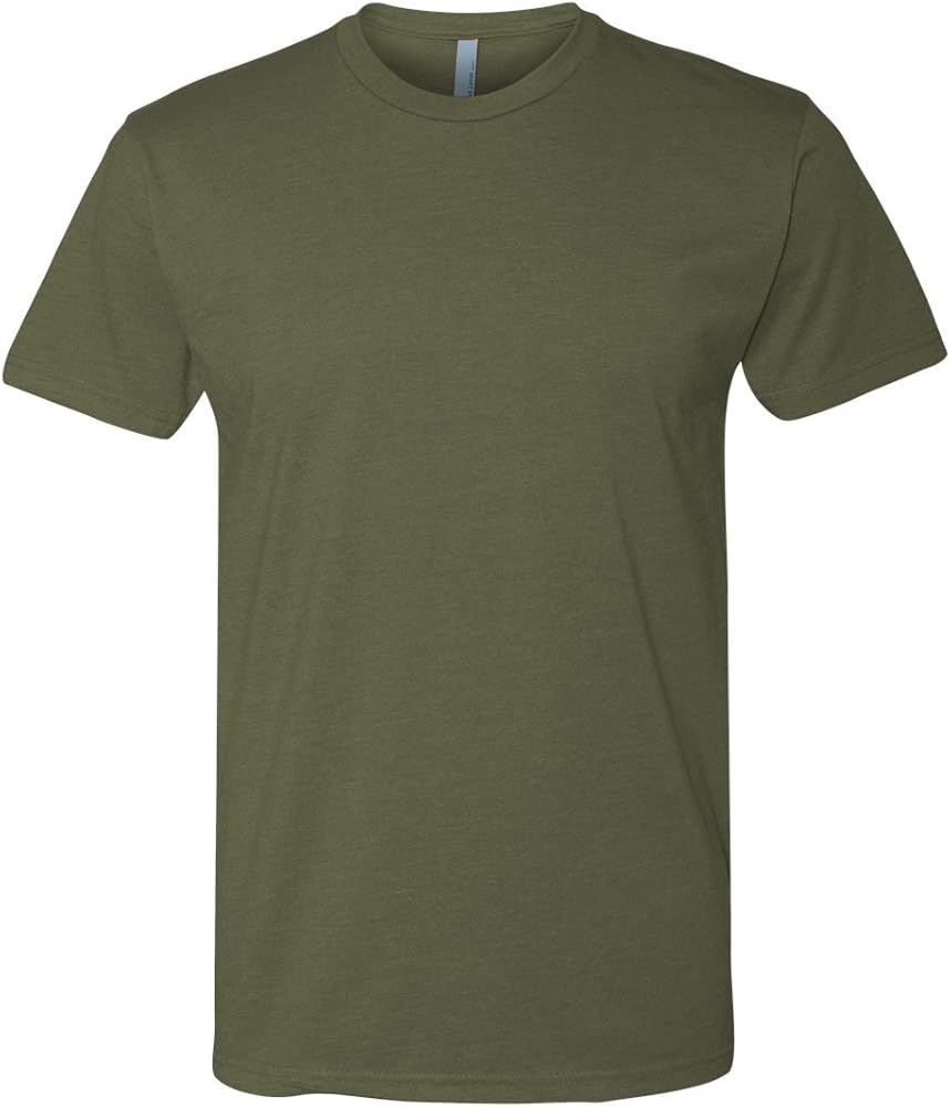 Next Level N6210 Premium Fitted CVC Crew Tee Military Green X-Small