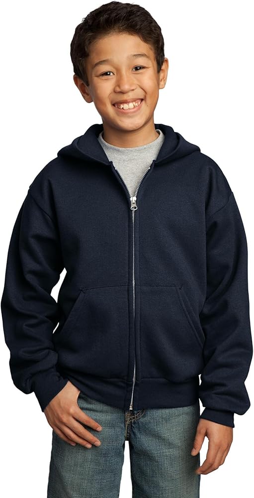 Port & Company Men's Tall Ultimate Full Zip Hooded Sweatshirt