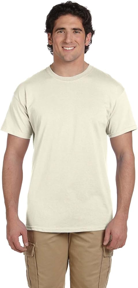 Gildan Men's G2000 Ultra Cotton Adult T-shirt, Natural, Medium