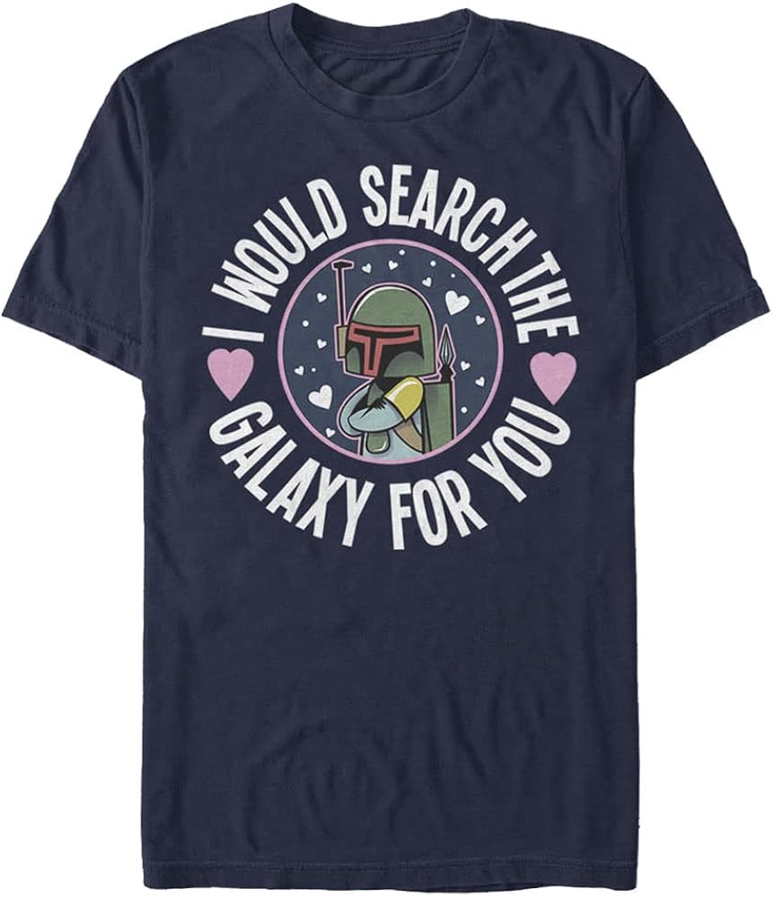 STAR WARS Big & Tall Search The Galaxy Men's Tops Short Sleeve Tee Shirt