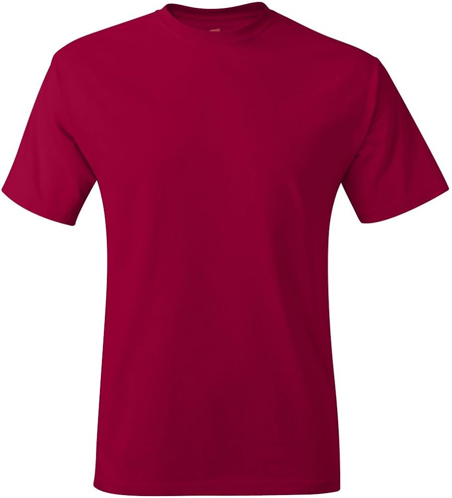 Hanes 6.1 oz. Tagless T-Shirt (5250T) Deep Red, M