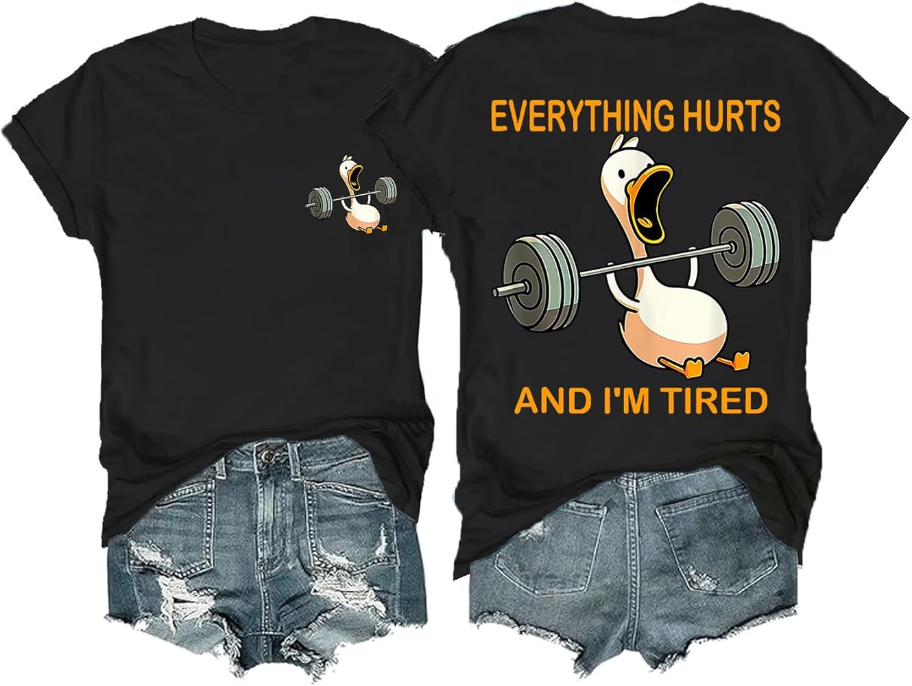 Everything Hurts and I'm Tired Duck Tank Top Unisex T-Shirt