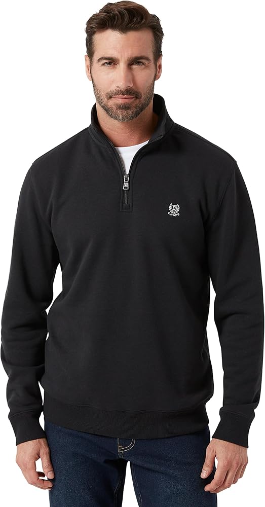 Chaps Men's Sweatshirt - Coastal Fleece Quarter Zip Pullover Sweatshirt for Men (M-2XL)